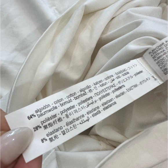 Zara white bodycon midi dress fitted - Picture 11 of 11